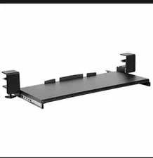 Mount-It Clamp Keyboard Tray - Ergonomic Under Desk Pull Out Keyboard and Mou...