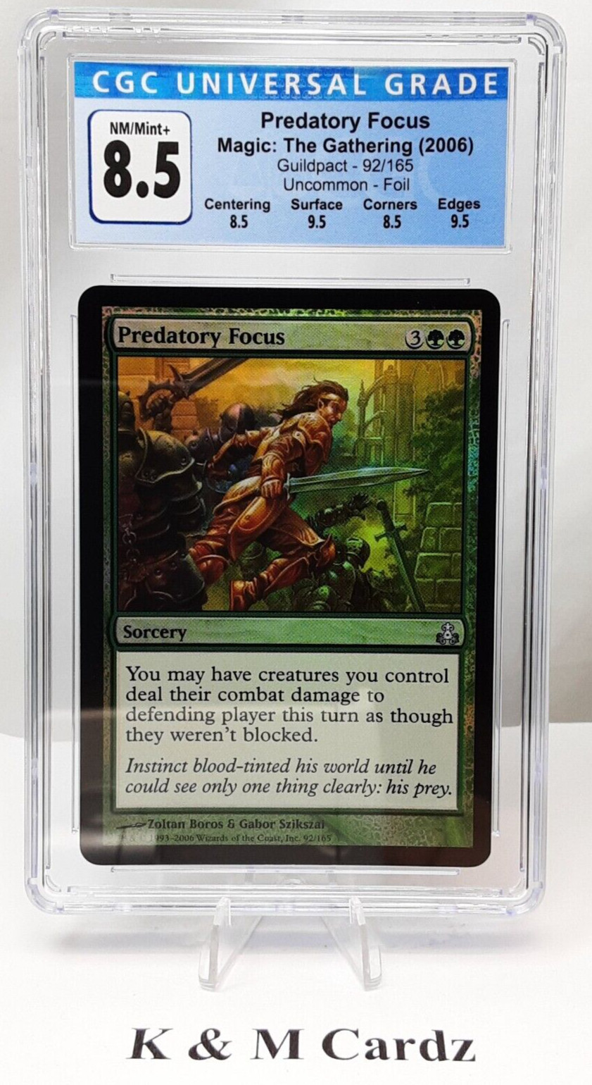 MTG - Guildpact - Predatory Focus - Foil - Graded - CGC 8.5