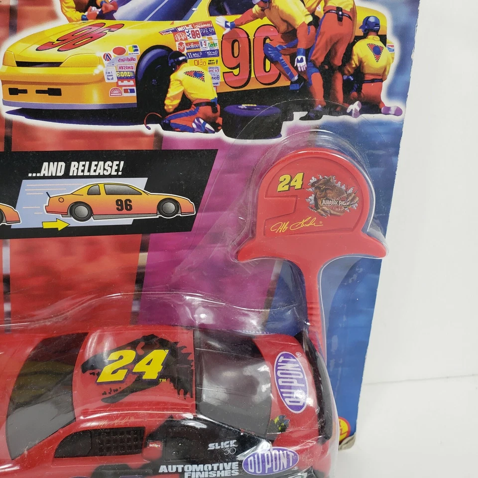 De colección Coleccionable NASCAR Rip Cord Racer Jurassic Park Gordon #24 Du Pont Racin Foto 3 de 4