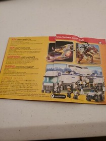 LEGO Star Wars Clone Walker 8014 Instruction Booklet ONLY (U-B5S5 228433)