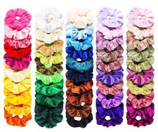 Scrunchie Samt Haargummi Haarschmuck Haarband Zopfgummi Velour versch. Variante