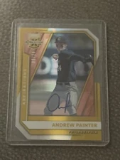 2021 Panini Elite Extra Edition GOLD Aspirations Andrew Painter RC AUTO 9/24
