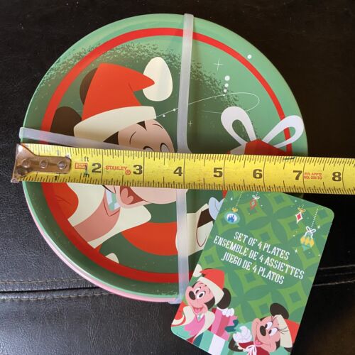 Disney Classics Weihnachten Mickey Minnie Simba Dumbo Feiertag Teller 4er Set Neu - Bild 6 von 6