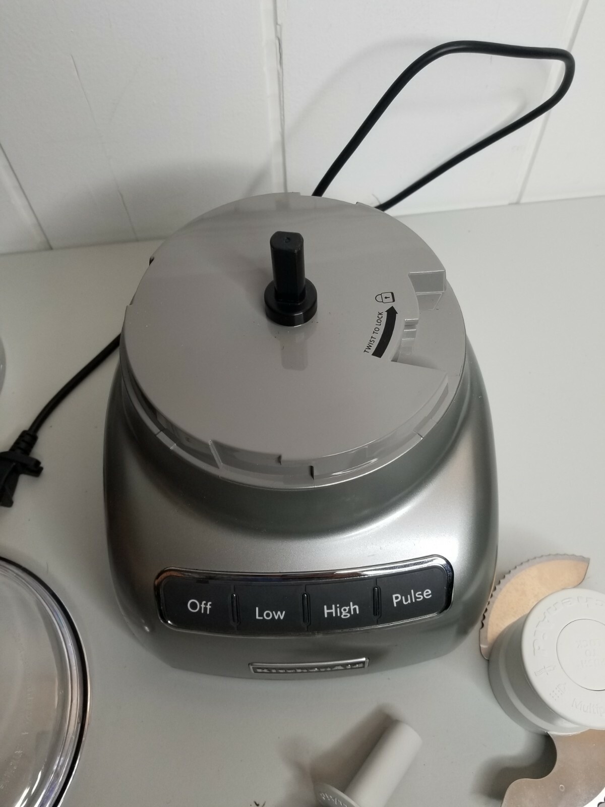 KitchenAid KFP0711CU 7Cup Food Processor w/ Exact Slice System Contour Silver