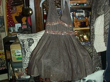 WINDSOR Beautiful Chocolate Halter Dress Size 3