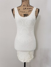 Forever 21 Ivory Women's Sleeveless Mini Dress Size Small New
