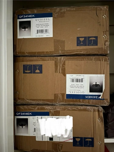 Quoizel Radius 2-Light Flush Mount in Earth Black - Picture 2 of 4