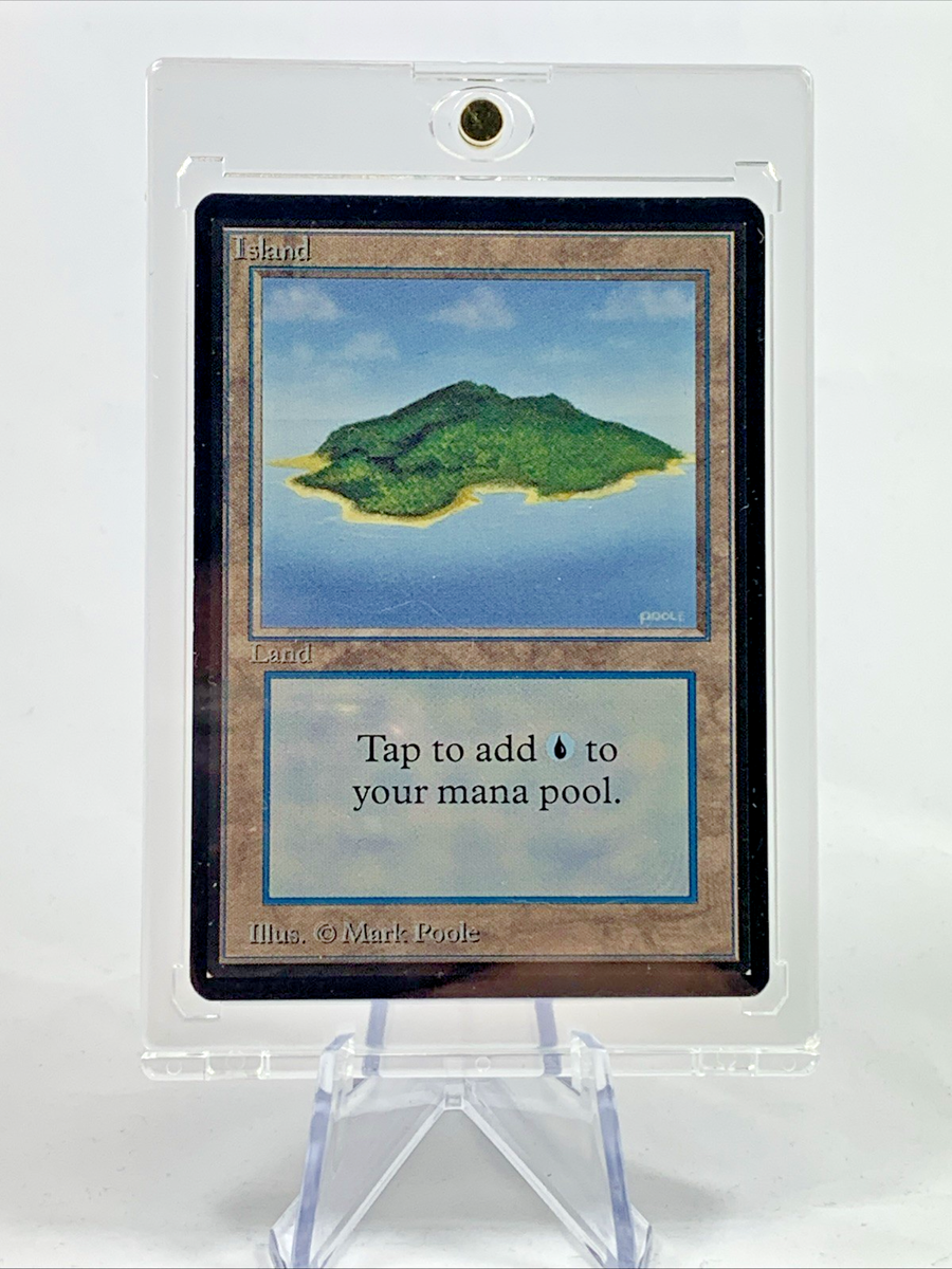 BETA – Island – Vintage MTG Magic the Gathering 1993 Card in