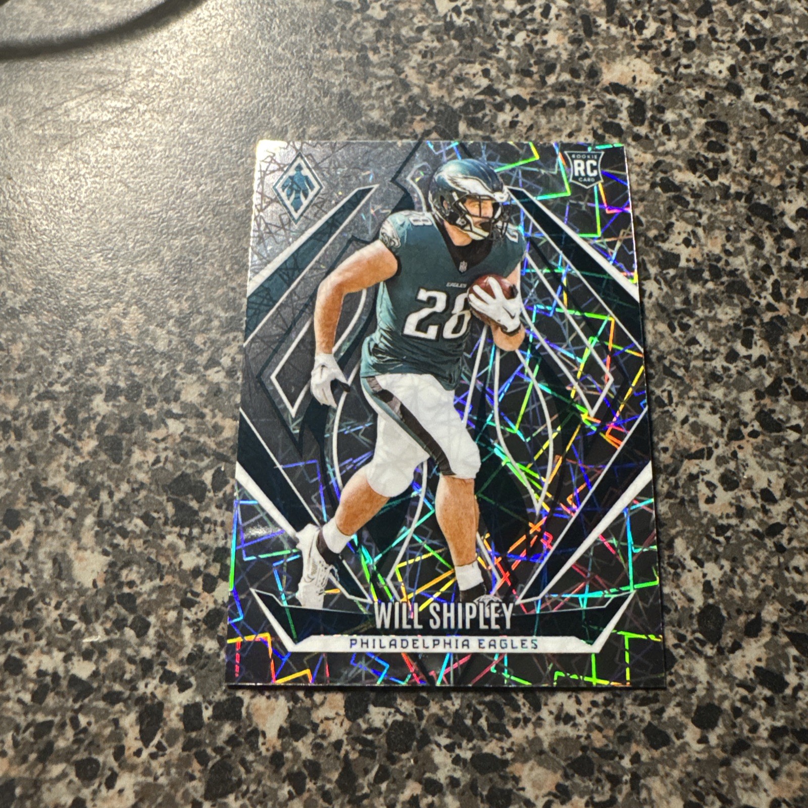 2024 Panini Phoenix - Will Shipley RC Lazer Insert #248 Philadelphia Eagles