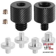 8pcs Tripod Screw Adapters, 1/4" to 3/8" Threaded Mount Converter Screw Tripod