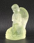 Boyd's Crystal Art Glass LIL ANGEL #9 of 2nd Series SUNSHINE SATIN Glows 5-30-08 — photo 6