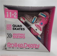Roller Derby Sport Kids' Roller Skate - Unicorn Pink/White M SIZE 11-2 SEE DE...