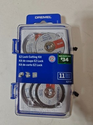Dremel EZ728-01 11 PC EZ Lock Cutting Rotary Accessories Micro Kit - Brand New