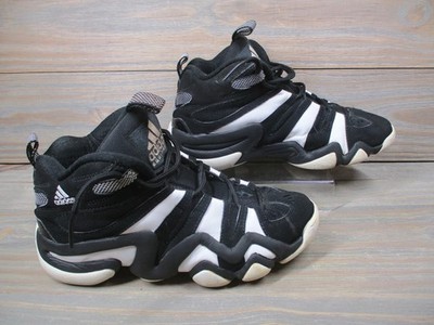 ADIDAS Originals Crazy 8 Black White Lace Up Mens 9 Basketball