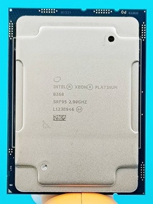 Intel Xeon Platinum 8268 SRF95 24-Core 2.9GHz 35.75MB LGA3647 Server CPU