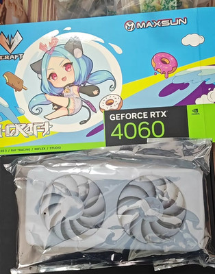 Maxsun GeForce RTX 4060 iCraft OC 8G Aijia X2 T0 Graphics Card
