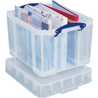 Really Useful Box Aufbewahrungsbox 35,0 l transparent 48,0 x 39,0 x 34,5 cm