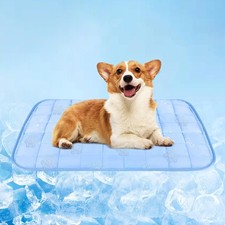 Dog Cooling MatDog Blanket WashableCool Fabric Internal Waterproof Cooling ...