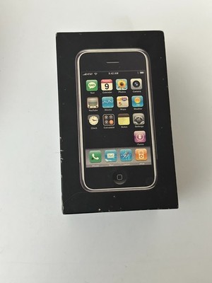 Apple iPhone 1st Generation 8GB Black A1203 (GSM) 2G MA712LL Box 2007