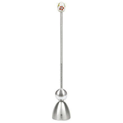 TAKE2 Eierköpfer Eieröffner CLACK Keramik-Edition Motiv BLUMEN