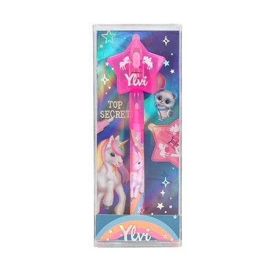 Depesche 13376 Ylvi - Magic Stift mit Einhorn Motiv, Fasermaler mit