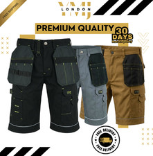 Work Shorts Mens Combat Cargo Pockets & Multi Holster Pockets Cargo Shorts RWS