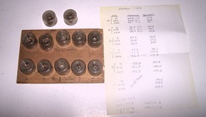 Lot of  12 Vintage Radio Plug-In Coils Shortwave Receiver A1, A2 Through F1, F2