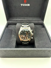 TUDOR Heritage Chrono 79350 Black Dial 42mm Auto Date Tachymeter Box Papers