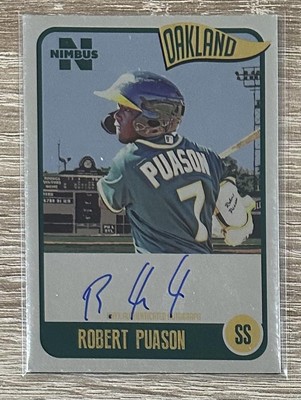2020 Onyx Nimbus #NARP Robert Puason Silver AUTO