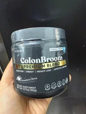 Colon Broom Premium Blend Husk Powder Drink Strawberry 192g (6.77 oz)
