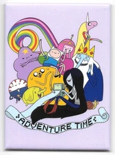 Adventure Time Animated TV Series Group Image Refrigerator Magnet NEW UNUSED