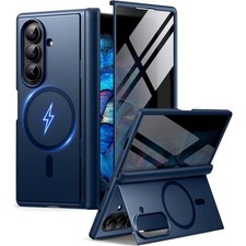BERFY for Samsung Galaxy Z Fold 7 Case with Privacy Screen Protector