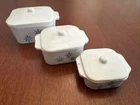 Vtg Barbie Corning Ware Casserole Set 6 Pieces Starburst Hostess Cook Ups 1960s