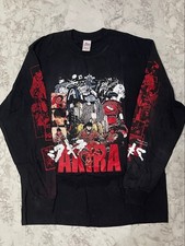 Anime T Shirt AKIRA Kaneda Tetsuo Kei XL Long Sleeve