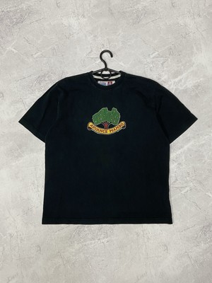 T-shirt Mambo Australia, Crâne Psychédélique, Jeunesse XL, Noir – Occasion