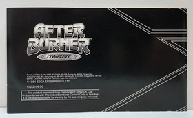 After Burner Complete - Sega Mega Drive 32X - With Instructions - Retro - Boxed