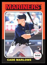2024 Topps Heritage #364 Cade Marlowe Seattle Mariners Rookie