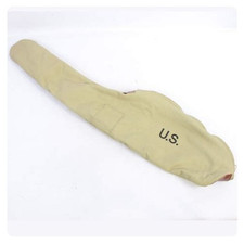 Militaria Stuffs U.S. WWII M1 Carabina Khaki Custodia da Trasporto Foderata in Pile con Cinghia Nuova