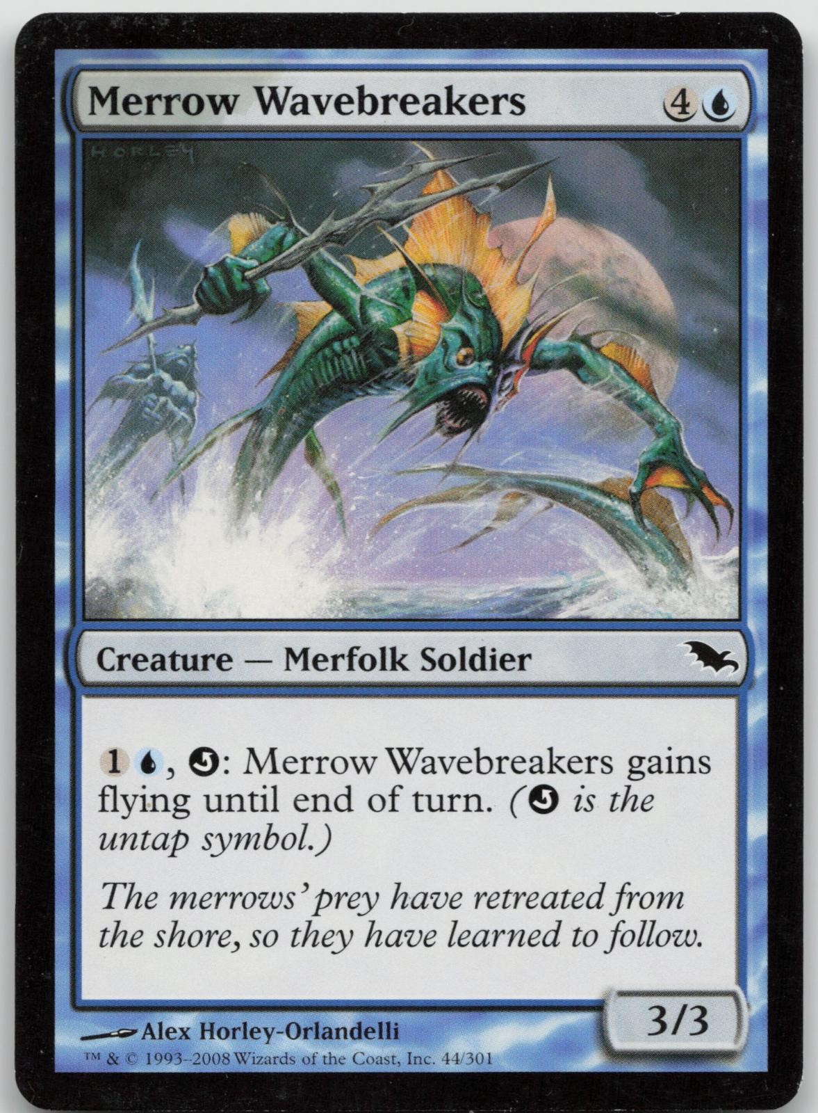 MP Merrow Wavebreakers 44 Common Shadowmoor Magic: The Gathering 2008