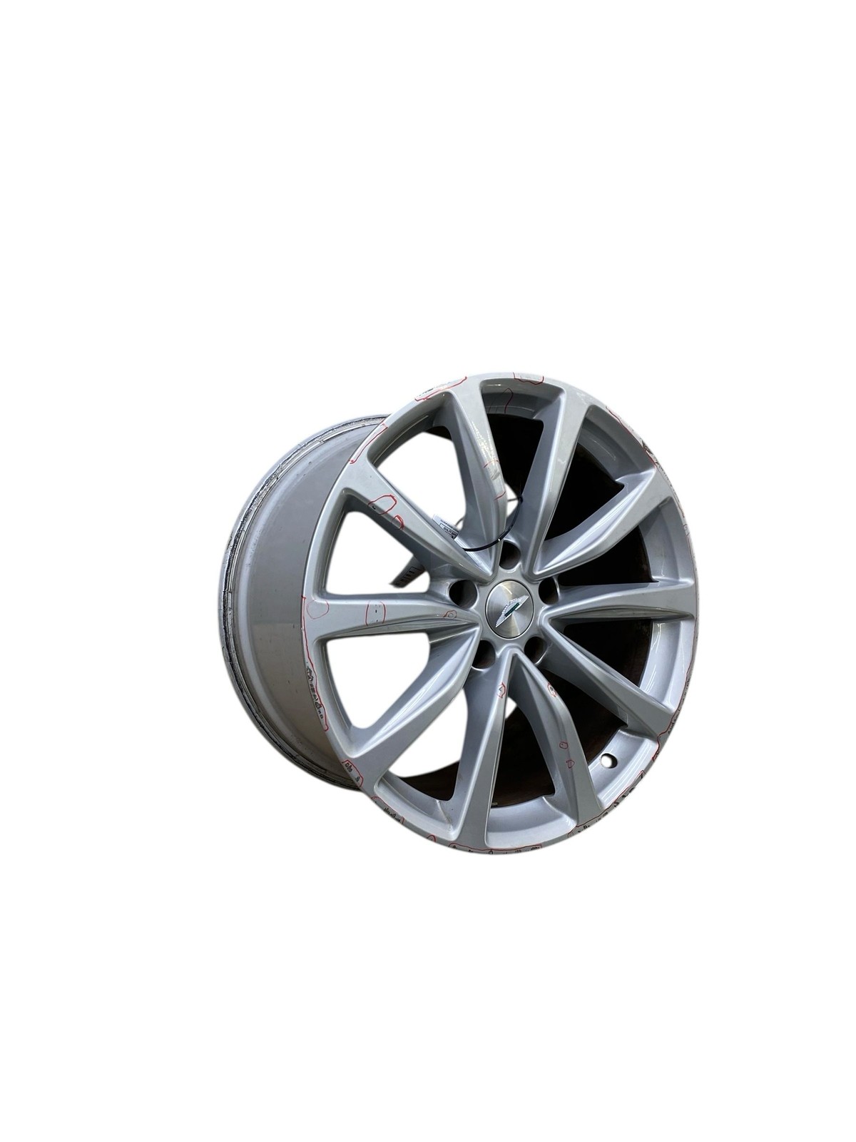 2022 Aston Martin vantage 20x11 Rear 5 V-spoke Wheel Rim *Curb Rash*