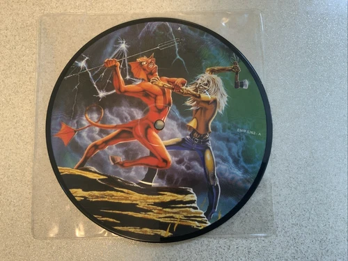 Iron Maiden Run To The Hills 7" Vinyl 45 Picture Disc 1982