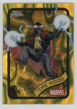 2025 Topps Chrome Marvel Comics Yellow Lava Refractor The Hood #70 0vy7
