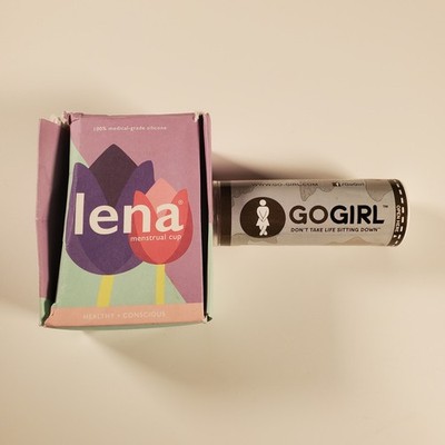 Lena Menstrual Cup and GoGirl Female Urination Device Personal Care Travel