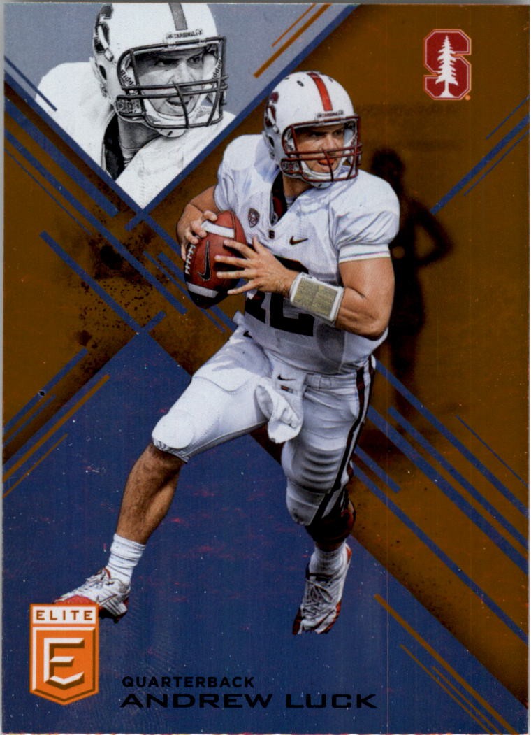 2017 Elite Draft Picks Aspirations Orange #7 Andrew Luck - FB