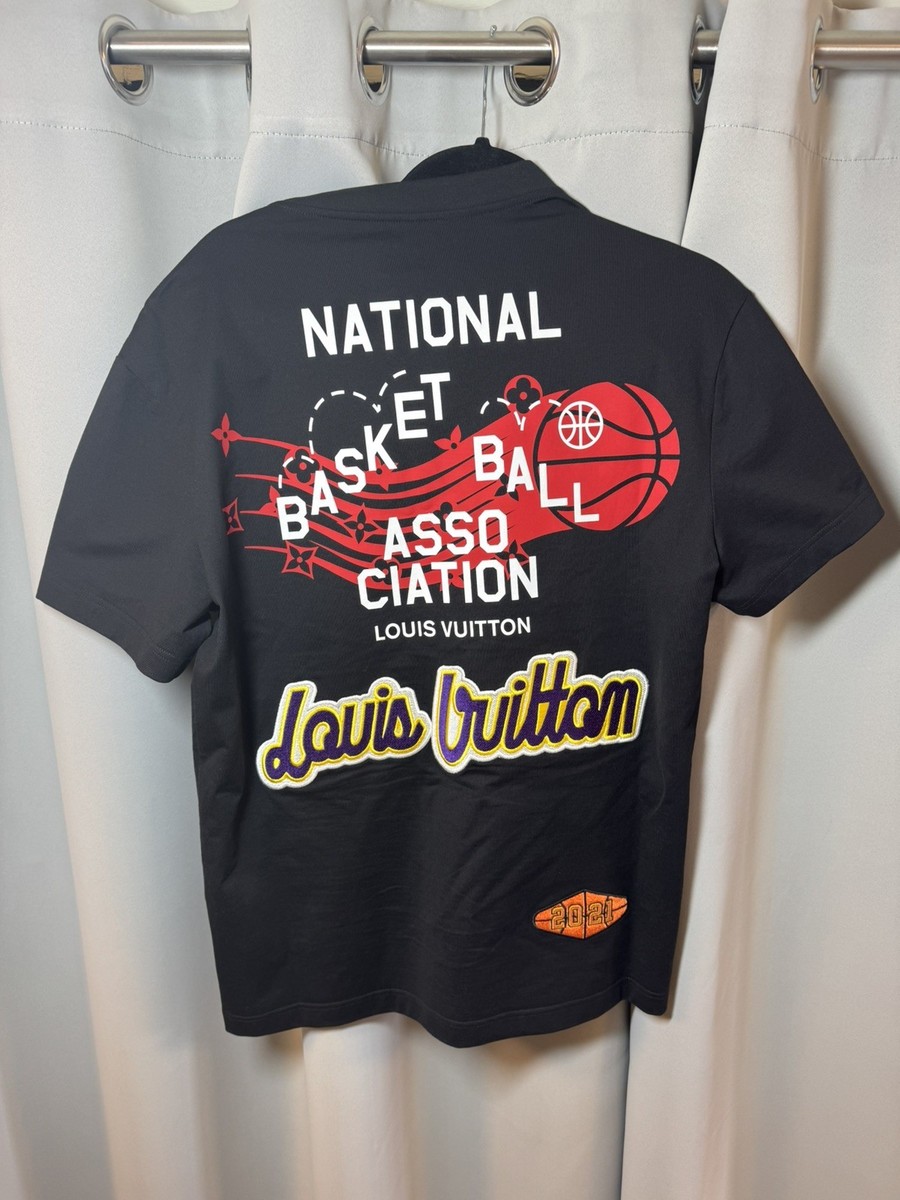 Louis Vuitton x NBA Collaboration Patch Crew Neck T-Shirt - Size S