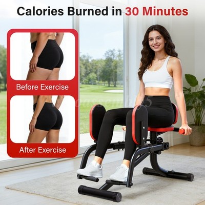 3-IN-1 New Deep Squat Workout Machine Adjustable Glutes Trainer Exercise Fitness