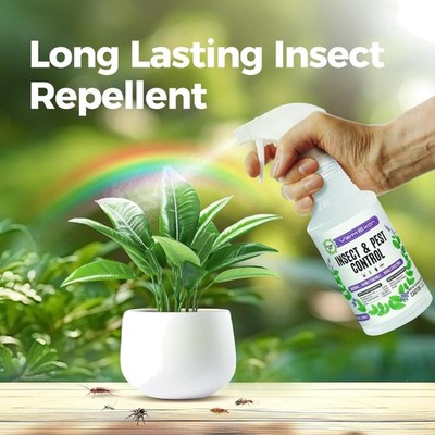Peppermint Oil Insect & Pest Control Spray   16oz Natural Plant-Based Bug Kil...