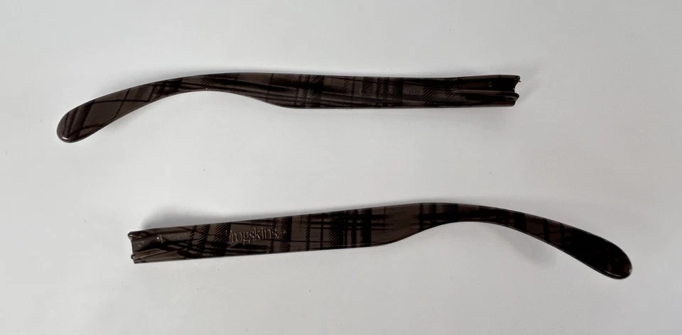 Templos de repuesto Oakley Frogskins gris a cuadros Foto 3 de 4