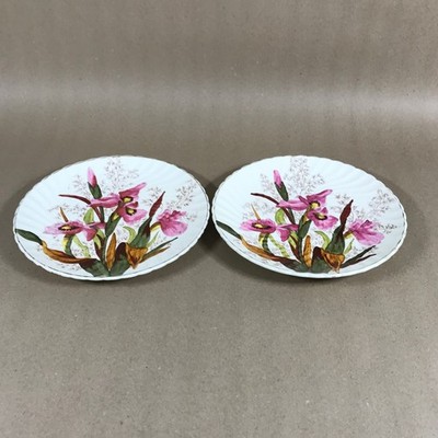 Dekoteller 2er Set floral vergoldet Iris