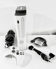 Xbox 360 White HDMI Console Bundle  External 320GB HDD, Tested  Working